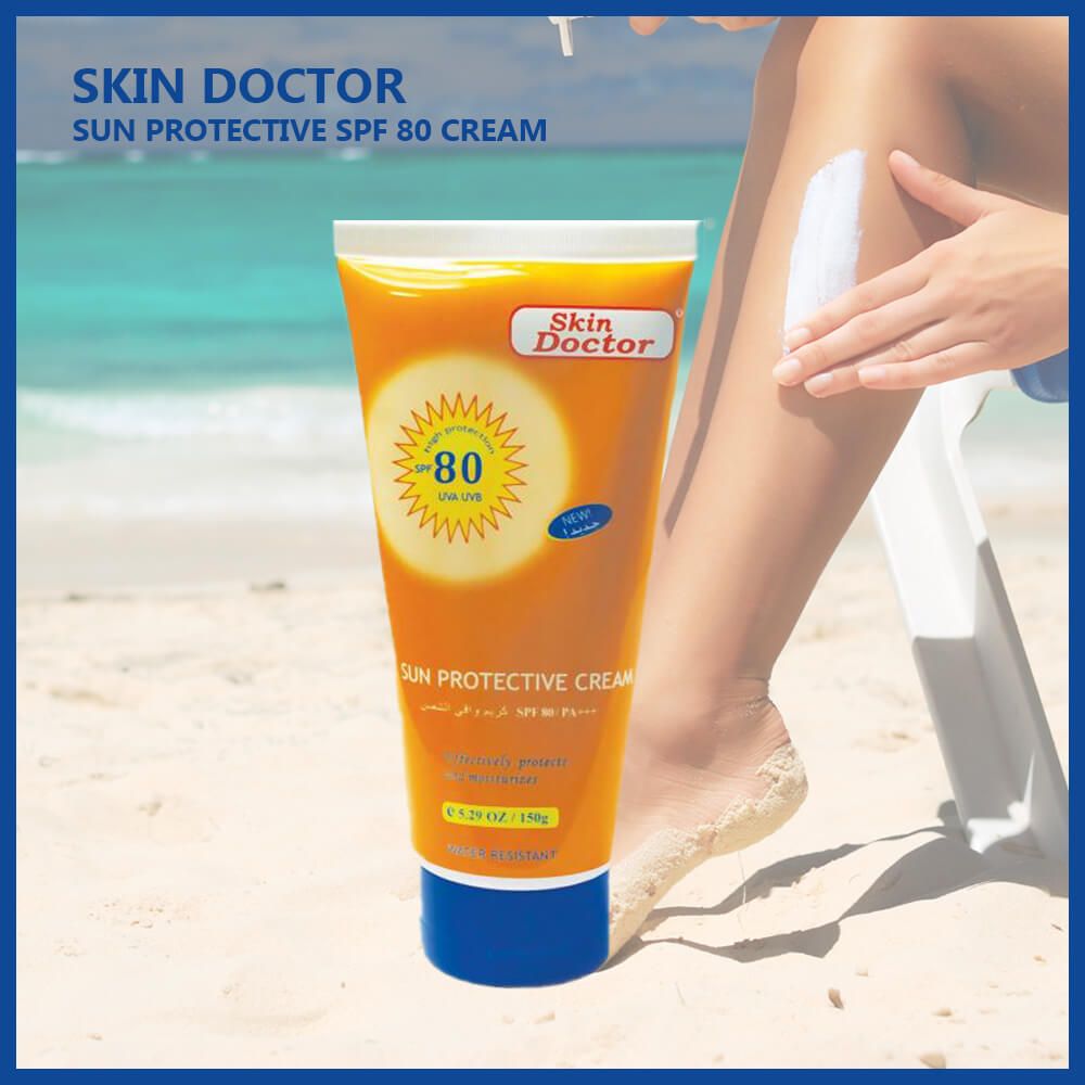 Солнцезащитный крем купить аптека. Skin Doctor Sun Protective SPF 80. Skin Doctors солнцезащитный крем. Солнцезащитный крем Doctor Skin Sunblock refreshing Cream. СПФ 80 солнцезащитный крем.